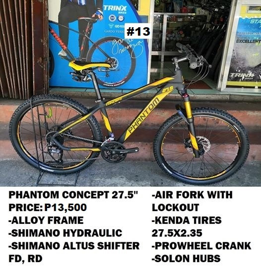 phantom mountain bike price